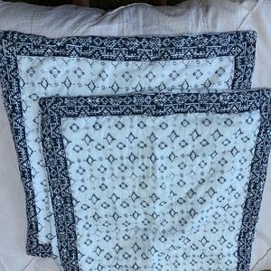 Anthropologie set of Euro shams!